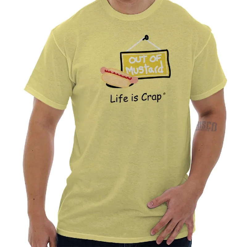 Fashionable And Versatile Out Of Mustard T-Shirt