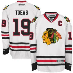 Casual Street Jonathan Toews #19 Chicago Blackhawks Youth White Premier Stitched Reebok Jersey