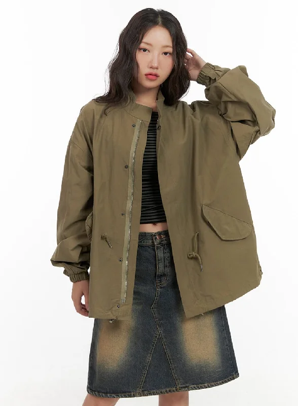 Dynamic Fashion Oversized Two-Way Jacket CG423