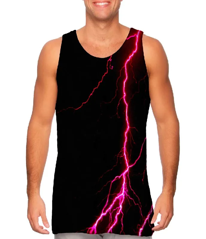 Fashion Style Lightning Storm Pink Black