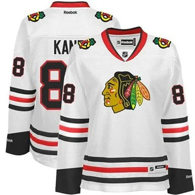 Unique Design Patrick Kane #88 Chicago Blackhawks Reebok White Women's Premier Jersey