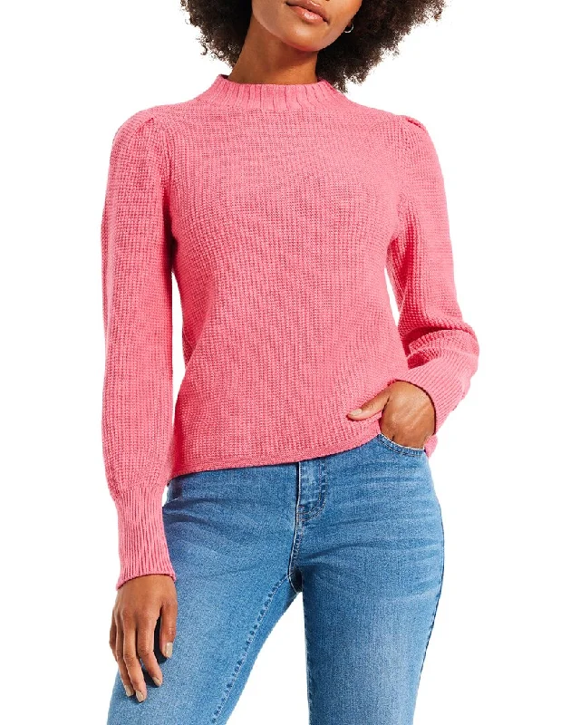 Slim Fit NIC+ZOE Petite Waffle Stitch Sweater