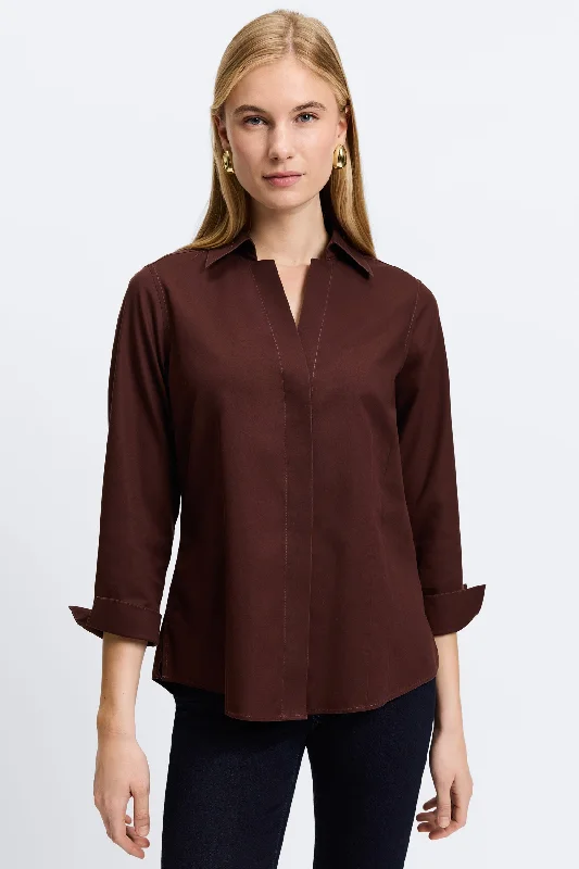 Modern City Taylor Pinpoint No Iron 3/4 Sleeve Shirt