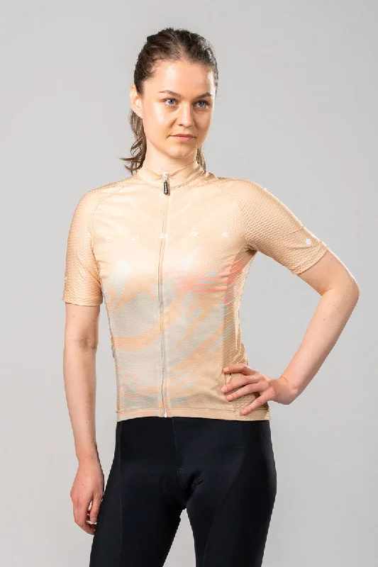 Spring Fashion Bronze Sport Vent Jersey - Tan