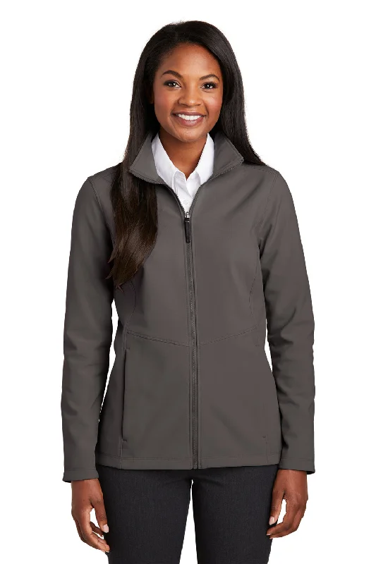 Comfortable And Casual Port Authority Womens Collective Wind & Water Resistant Full Zip Jacket - Graphite Grey