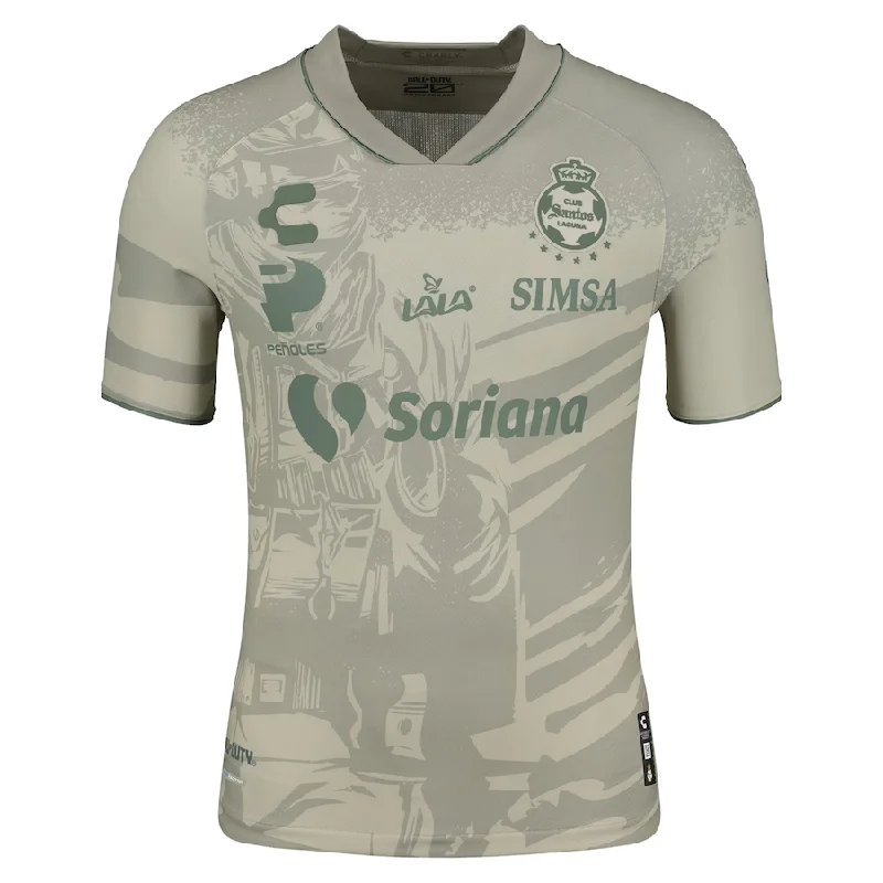 French Retro Charly Santos Stadium Third Call of Duty Special Edition Jersey 2023-24