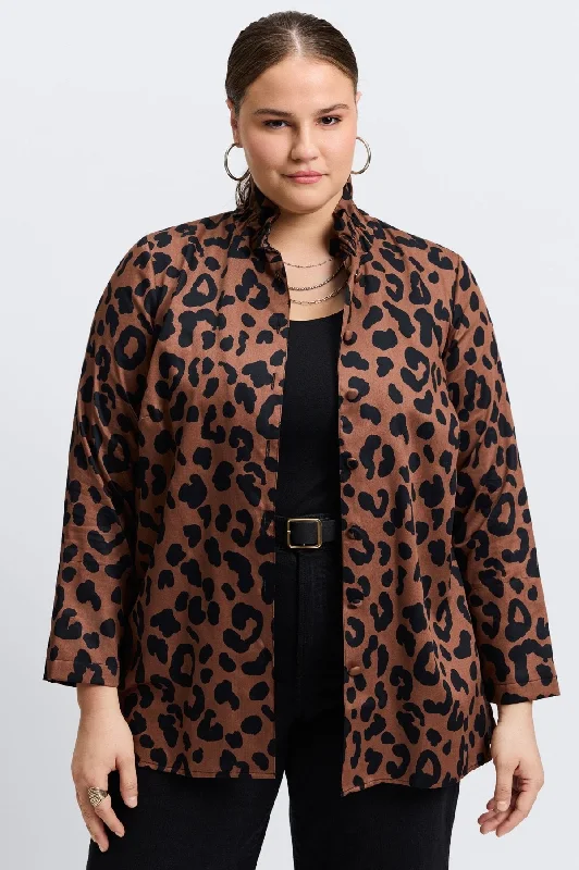 New Products Carolina Plus Cheetah Shirt Jacket