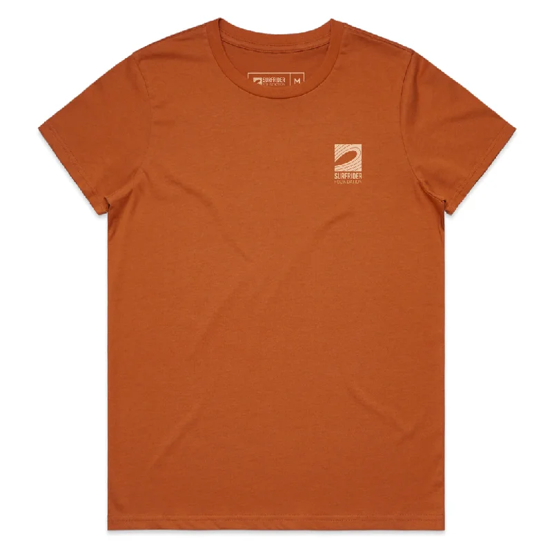 Comfortable Design Women's Logo T-Shirt (Copper)