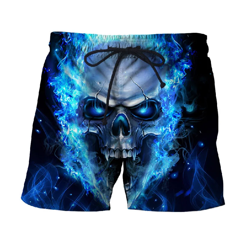 High Street Style Grim Reaper Shorts