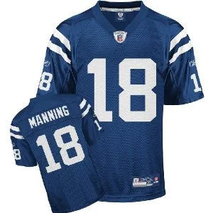 Feminine Charm Peyton Manning #18 Indianapolis Colts Reebok Youth Premier Jersey