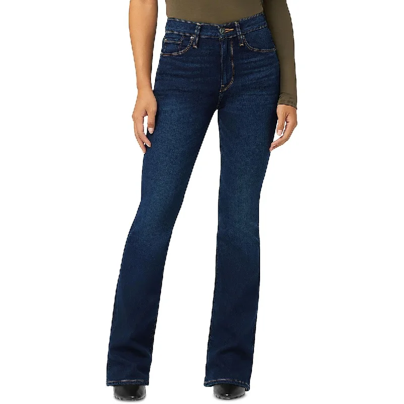 Bright Colors Hudson Womens Petites Barbara High Rise Denim Bootcut Jeans