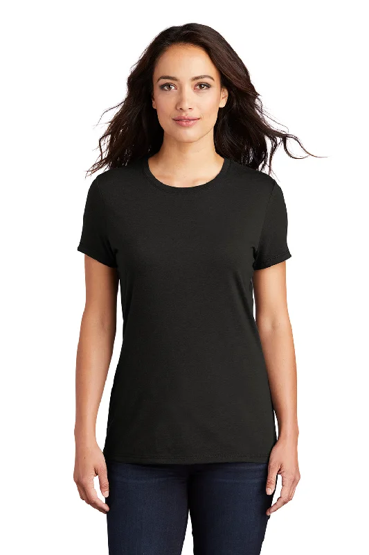 Sports And Leisure District Womens Perfect Tri Short Sleeve Crewneck T-Shirt - Black