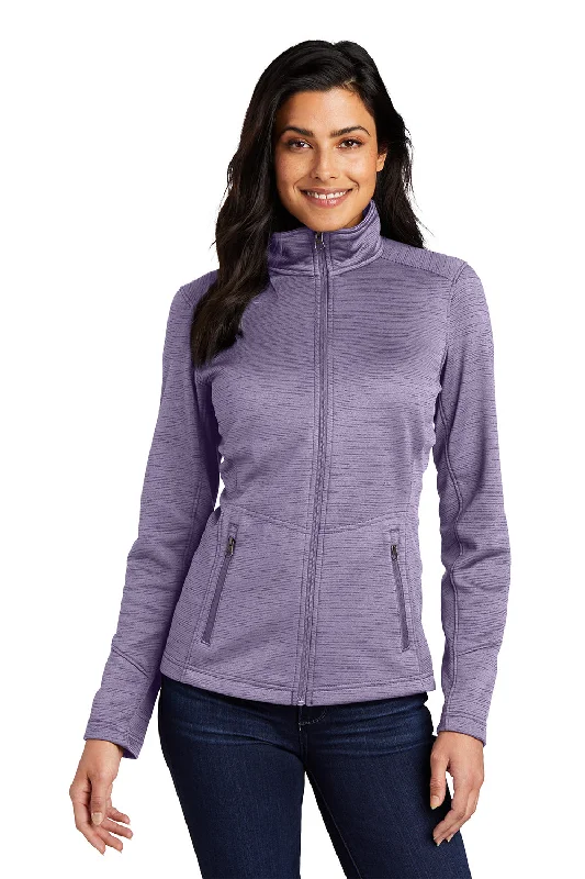 Diamond Series Port Authority Womens Full Zip Fleece Jacket - Purple