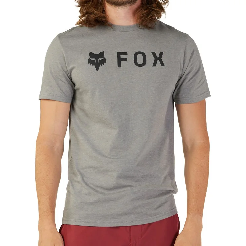 French Style Fox Absolute Premium Short Sleeve Mens Cycling Jersey - Grey