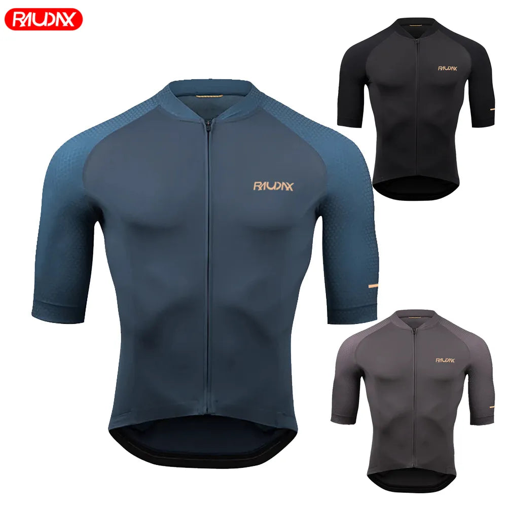 Dessert Matching Men Cycling Jersey RAUDAX Top Quality Cycling Racing Bike Shirts Cycling Clothes Maillot Summer MTB Ropa Ciclismo Uniform Kit