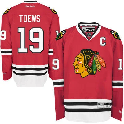 Bottom And Versatile Jonathan Toews #19 Chicago Blackhawks NHL Reebok Premier Jersey