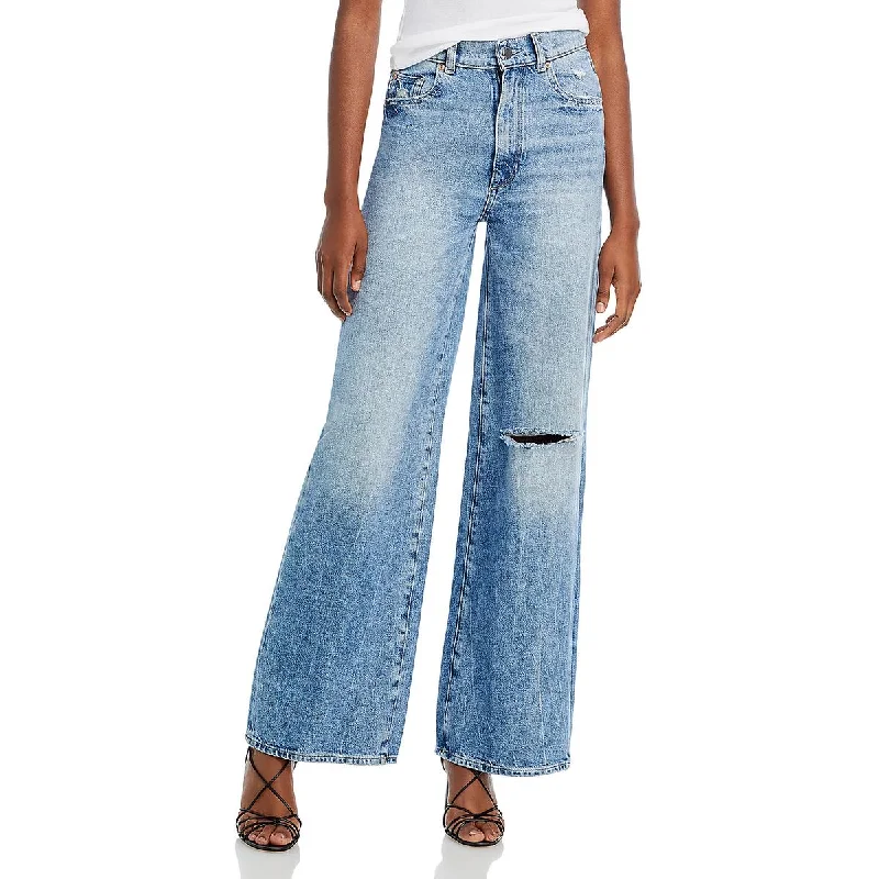 Autumn Selection DL1961 Womens Hepburn High Rise Denim Wide Leg Jeans