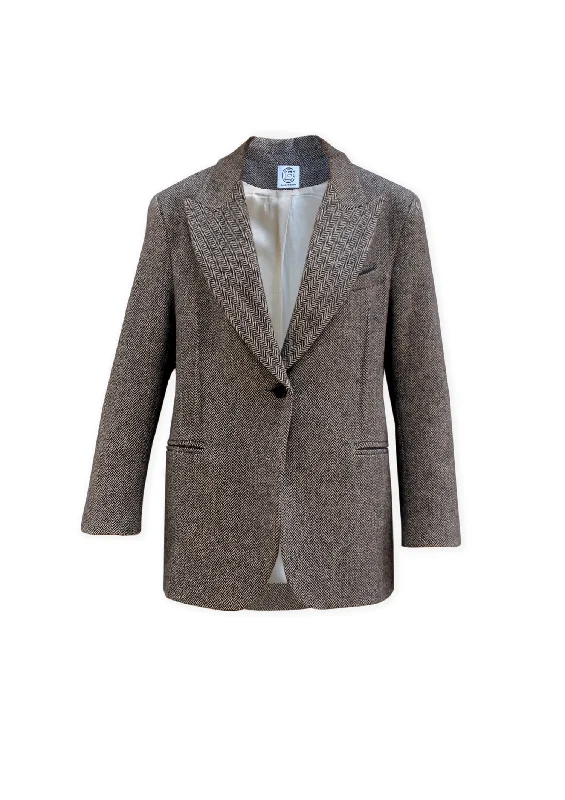 Carefree Style Yaddi Jacket in lambswool herringbone from Magee's.