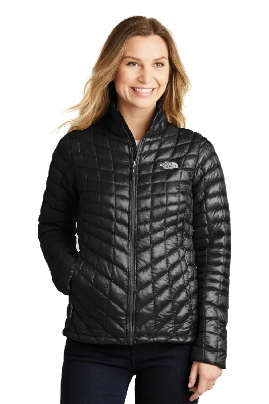 Avant-garde Design The North Face Womens ThermoBall Trekker Water Resistant Full Zip Jacket - Matte Black