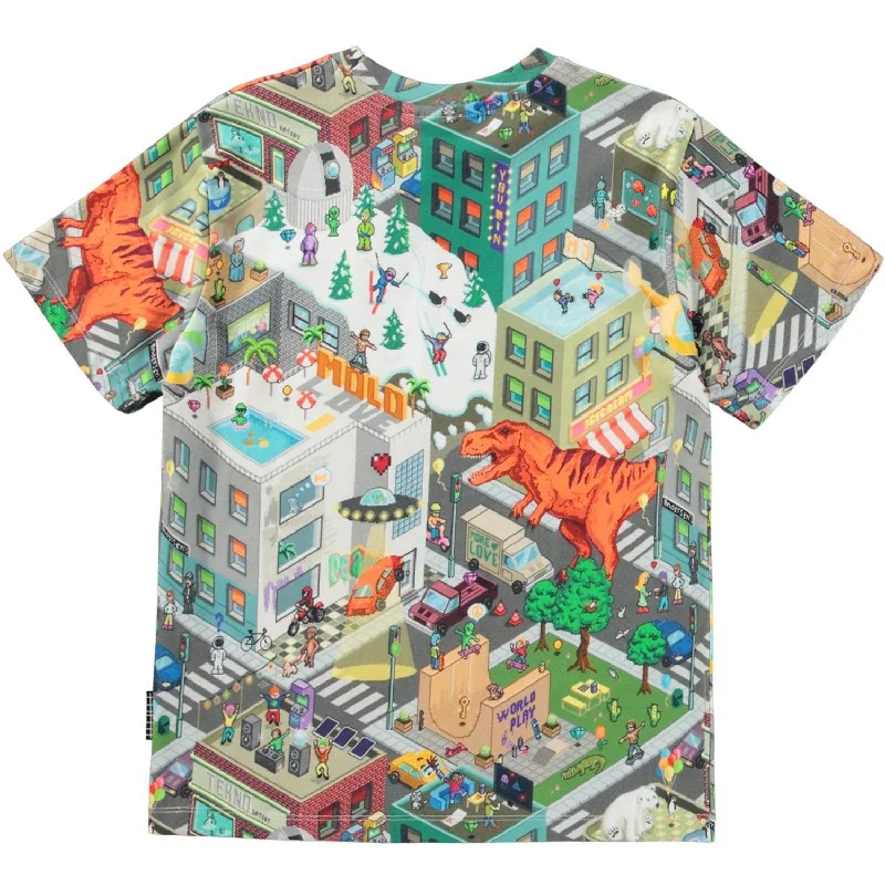 Comfortable And Cold-proof Molo Pixelhagen Rodney T-Shirt