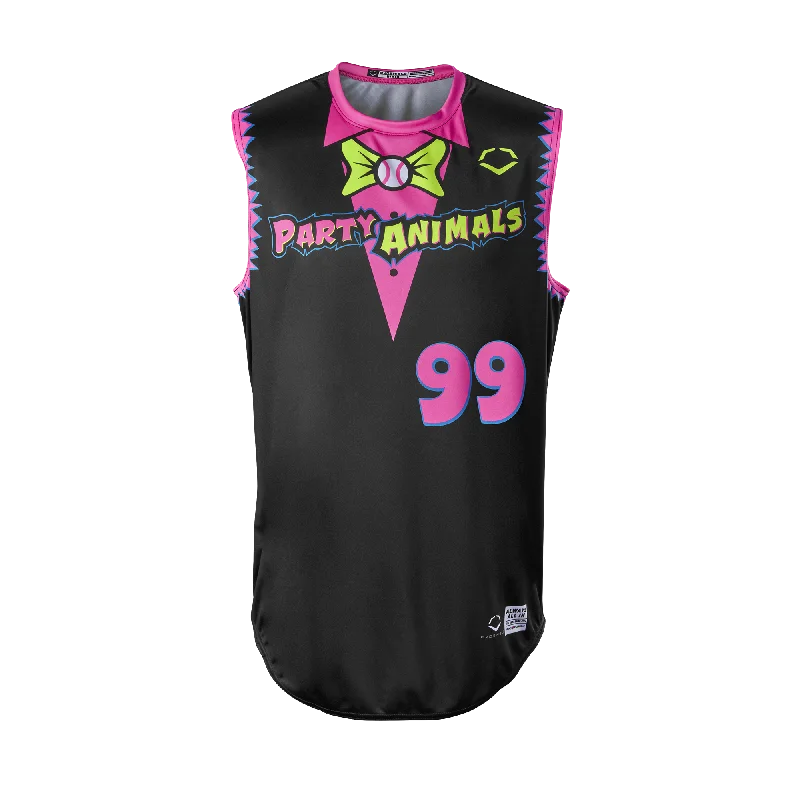 Street Charm YOUTH Party Animals EvoShield Sleeveless Jersey - Black Tuxedo