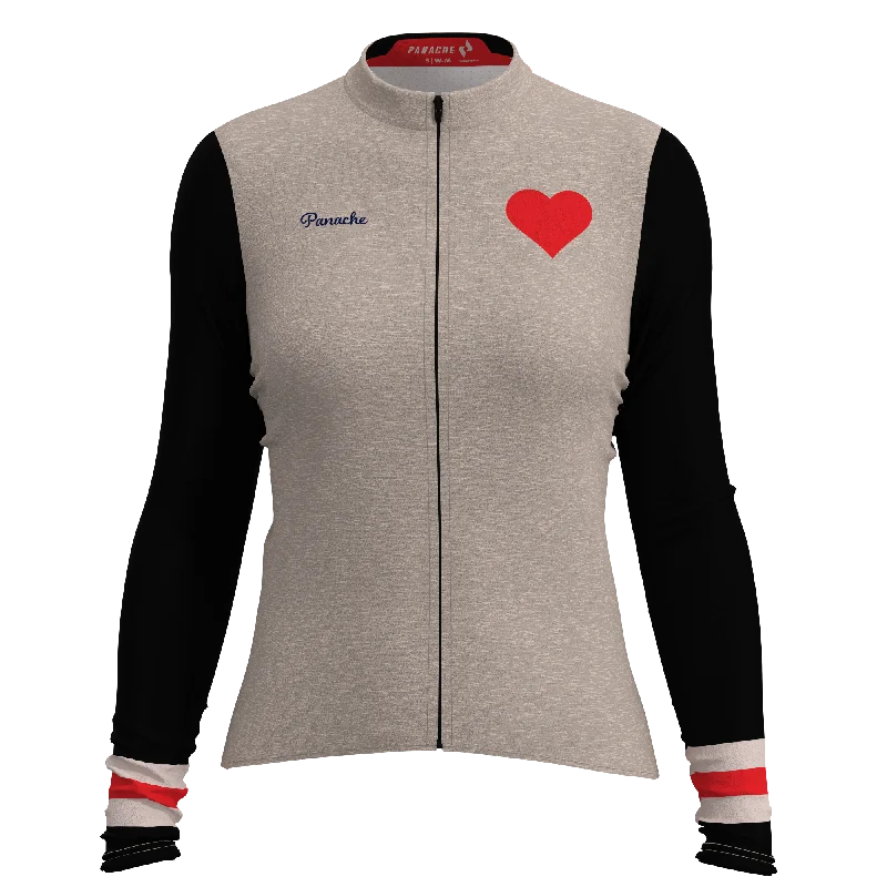 Casual Street W's Pro THERMAL Long Sleeve Jersey - Vintage Heart