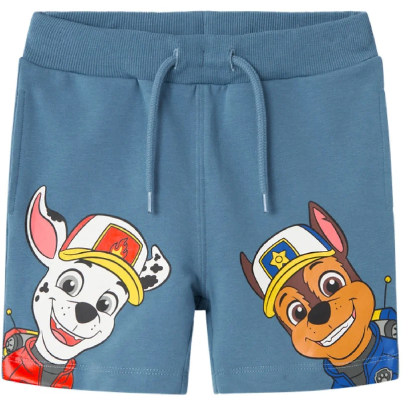 Light And Breathable Name It Provincial Blue At Paw Patrol Long Sweat Shorts