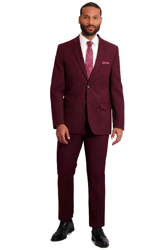 Fashion Elements "Athens" Burgundy Suit Jacket (Separates)