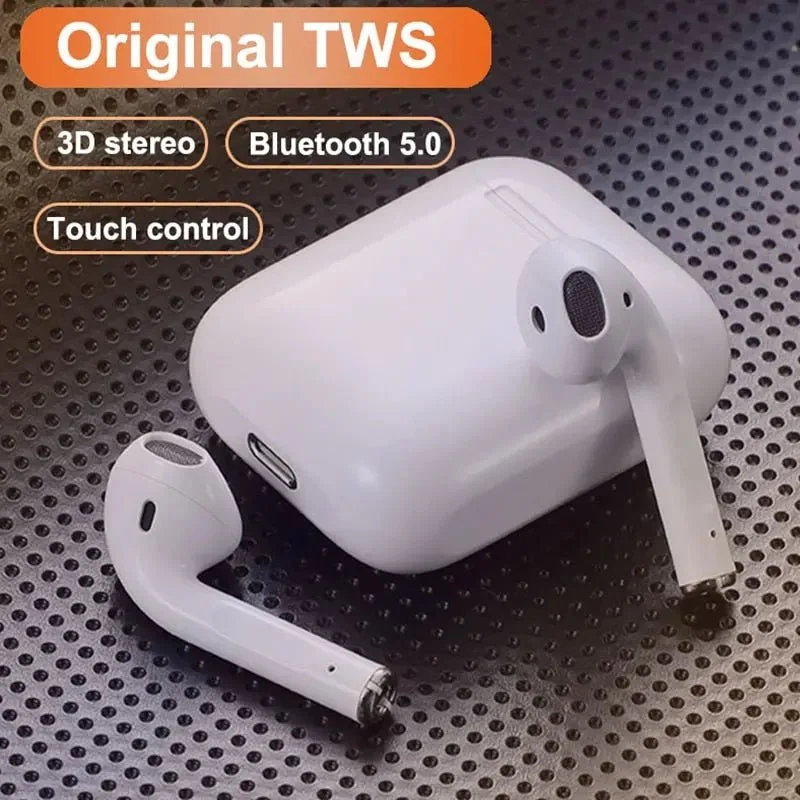 Celebrity Must-have i12 TWS Stereo Wireless 5.0 Bluetooth Earbuds Headset with Charging Box