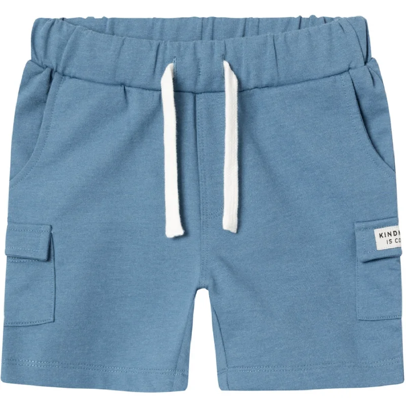 End Of The Year Name It Provincial Blue Hajdar Sweat Long Shorts