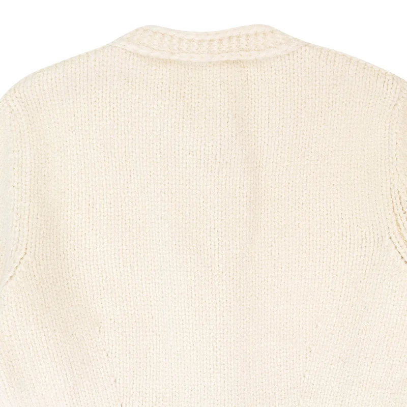 High-quality Fabrics CASHMERE CREW NECK BEIGE SWEATER