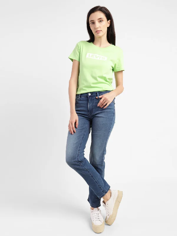 Celebrity Style Women's Straight Fit Jeans