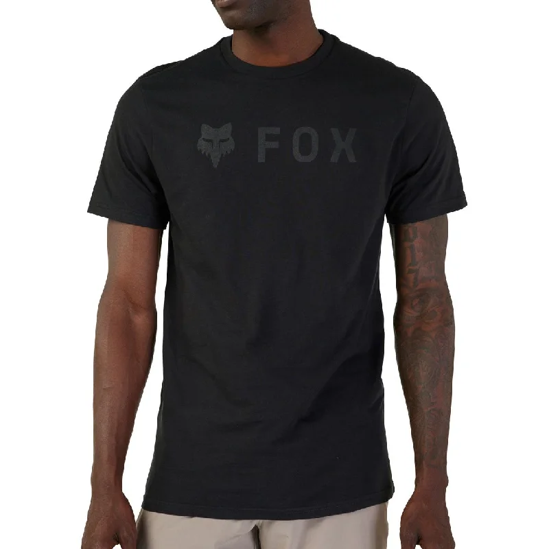 Retro Fashion Fox Absolute Premium Short Sleeve Mens Cycling Jersey - Black