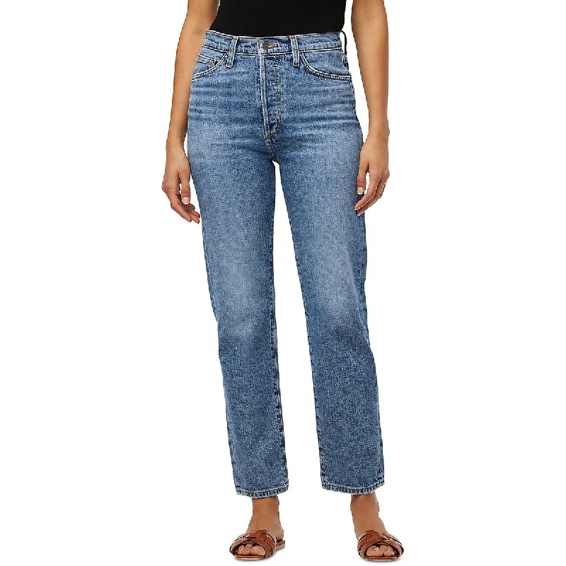 French Style Joe's Womens The Honor High Rise Denim Straight Leg Jeans