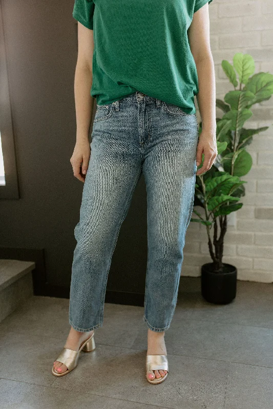 Trendy Items The Marlowe Slim Boyfriend Denim by ÉTICA - Castaway