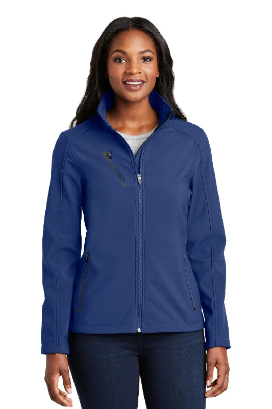 Classic Style Port Authority Womens Welded Wind & Water Resistant Full Zip Jacket - Estate Blue