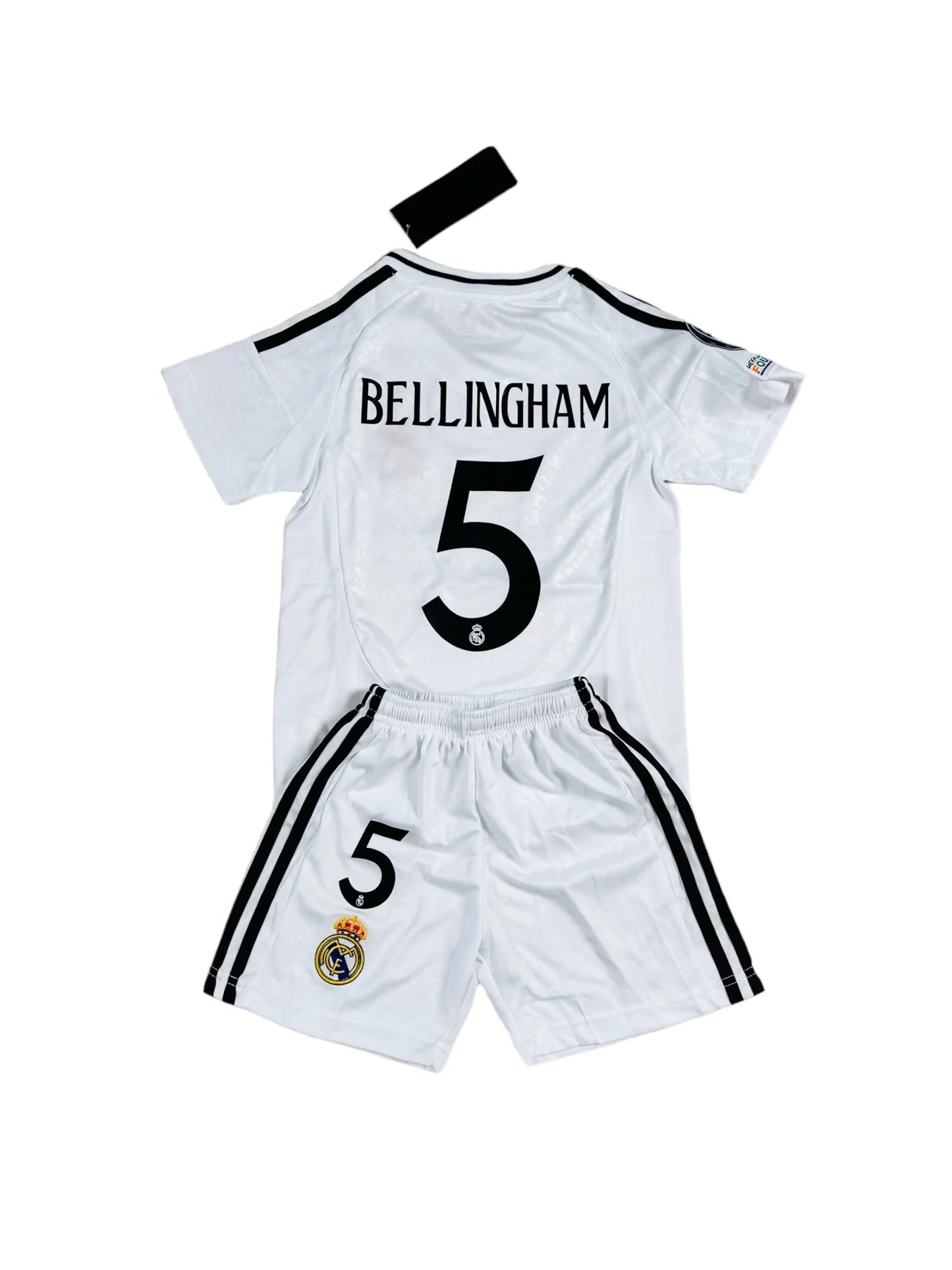 Loose Fit Sport Best Fashion Real Madrid YOUTH REP HOME JERSEY 24/25 (BELLINGHAM #5)