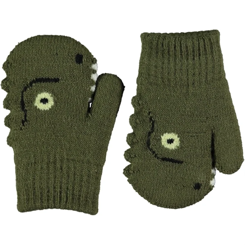 Noble And Elegant Molo Dusty Green Kenau Mittens