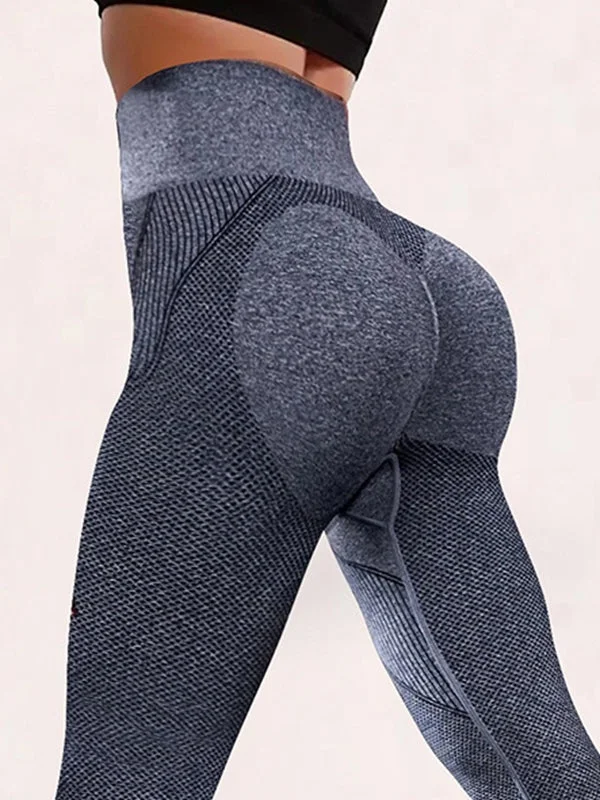 Celebrity Must-have ZASUWA Female Quick-dry Scrunch Bum Seamless Hip-lift Leggings