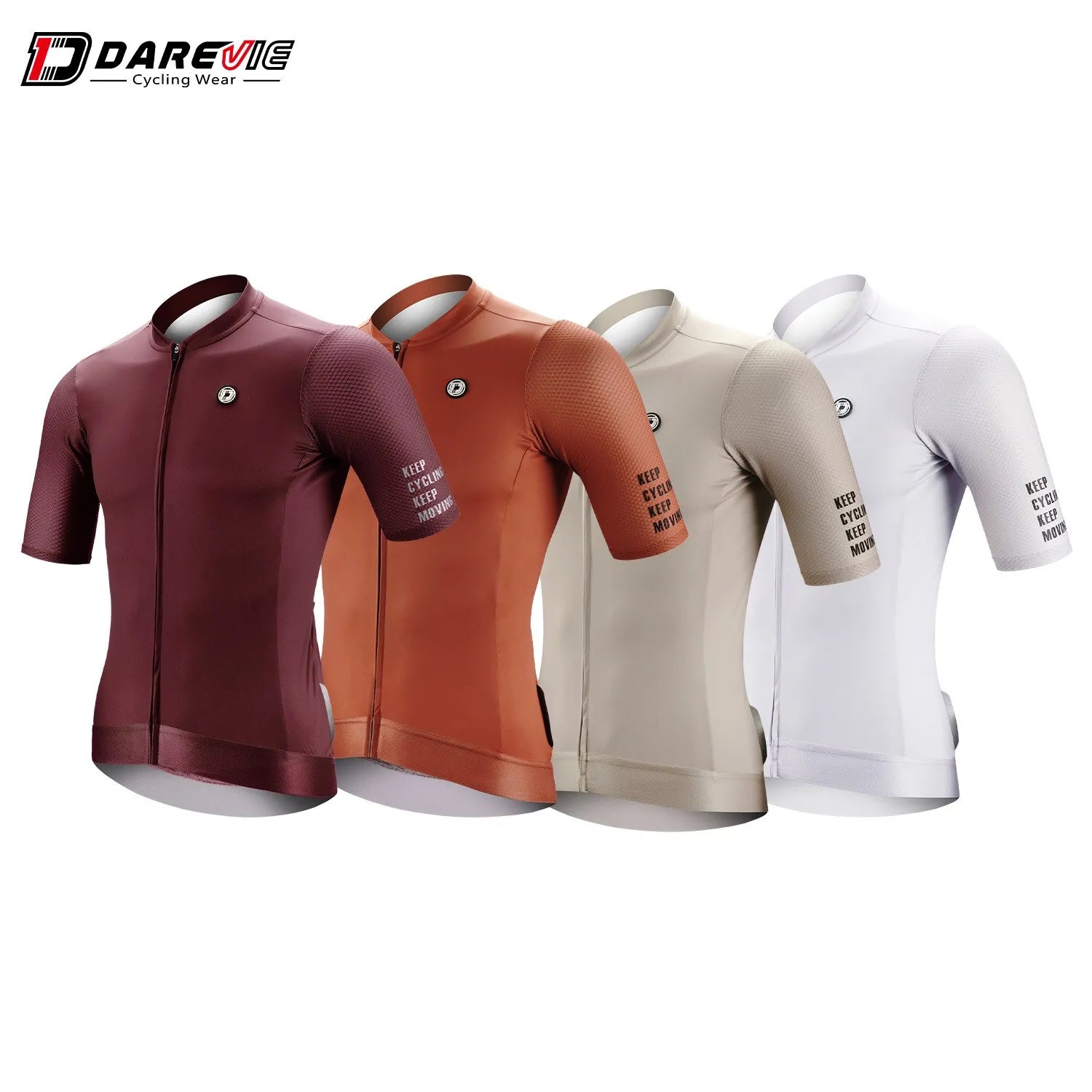 High Street Style DAREVIE Cycling Jersey 2023 Fashion Women Cycling Jersey SPF 50 Man Bike Jersey High Quality Breathable Cycling Shirt MTB Road