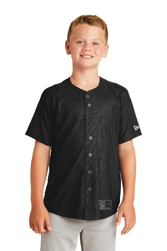 Free And Casual New Era Youth Diamond Era Full-Button Jersey. YNEA220