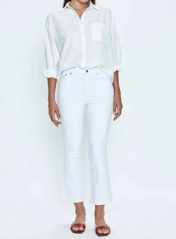 Double-sided Wear Lennon Jeans In Le Blanc