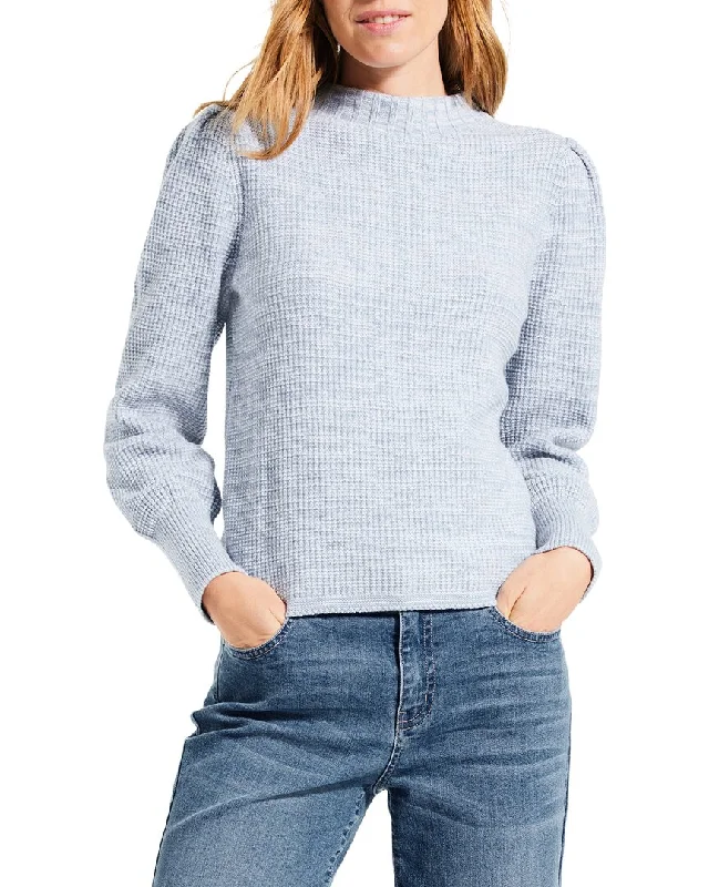 Elegant And Casual NIC+ZOE Petite Waffle Stitch Sweater