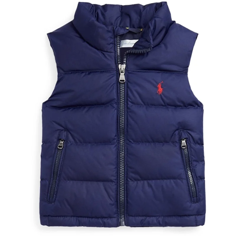 Street Cool Ralph Lauren Baby Vest Newport Navy