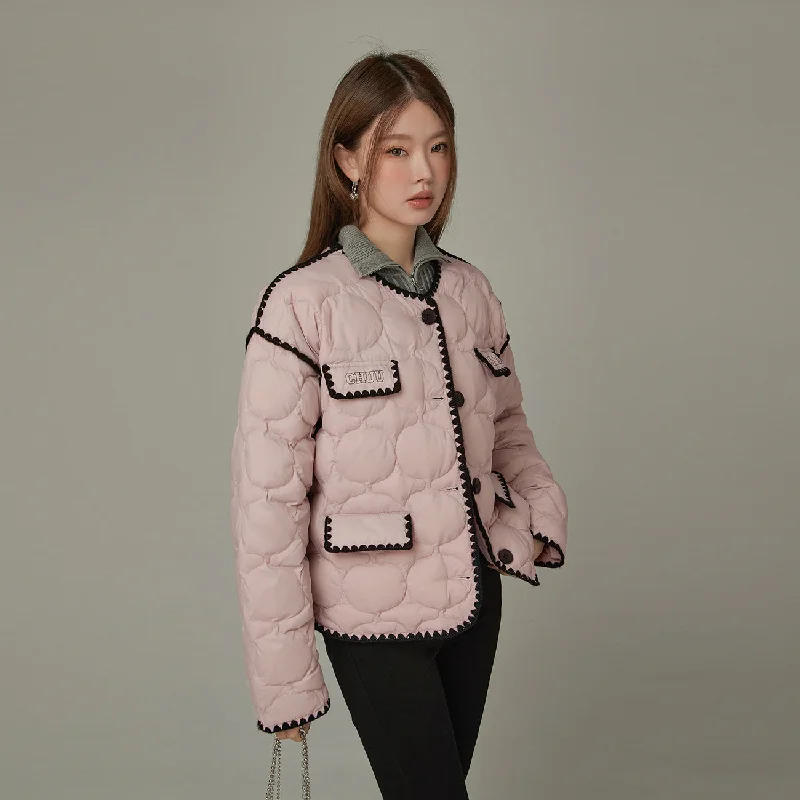 Trendy And Casual Light Quilt Padded Jacket