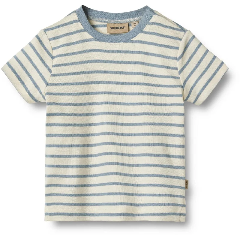 Designer Style Wheat Shell Stripe T-shirt Tobias