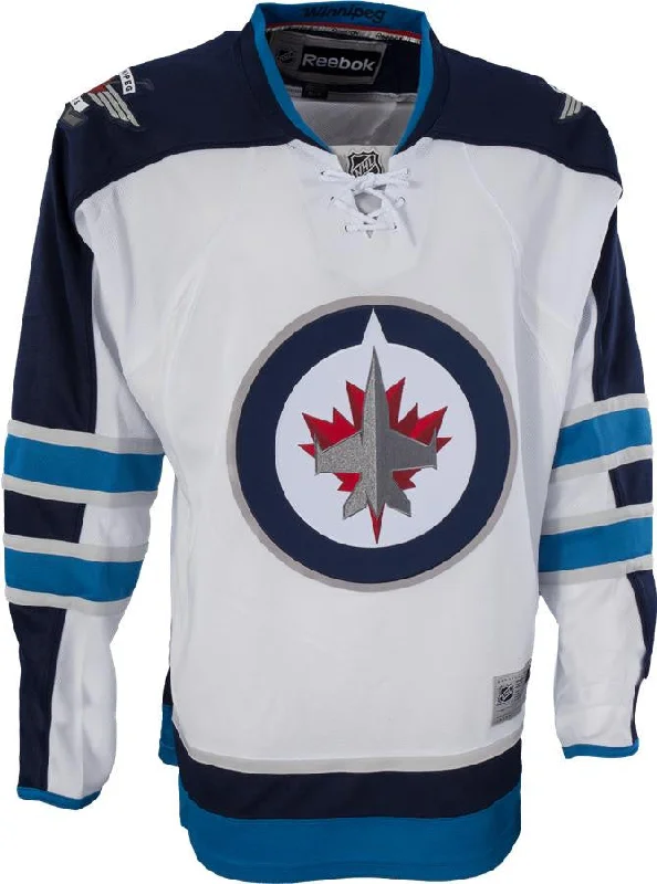 French Retro Winnipeg Jets Reebok White Premier Jersey