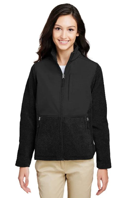 Playful Style Core 365 Womens Journey Summit Hybrid Full Zip Jacket - Black