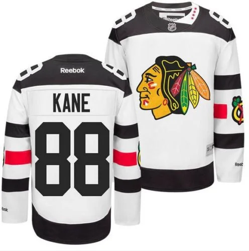 Simple Solid Color Patrick Kane #88 Chicago Blackhawks NHL Reebok Adult 2016 Stadium Series Premier Jersey