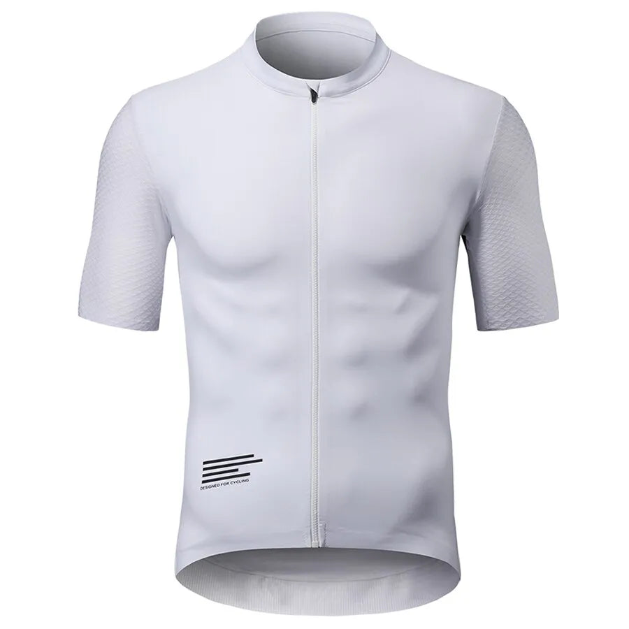 Fashionable And Versatile Cycling Jersey Men Bicycle Clothing Male MTB Maillot Clothes White Black Pockets Mountain Bike Shirt Enduro Racing Summer